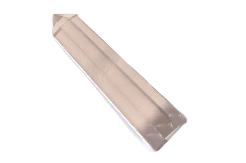 WholesaleGemShop 3 Inch (70 mm) Gemstones Smoky Quartz Obelisk Tower Jumbo Facet Aura Rock Crystal Natural Polished Earth Wand Spirit