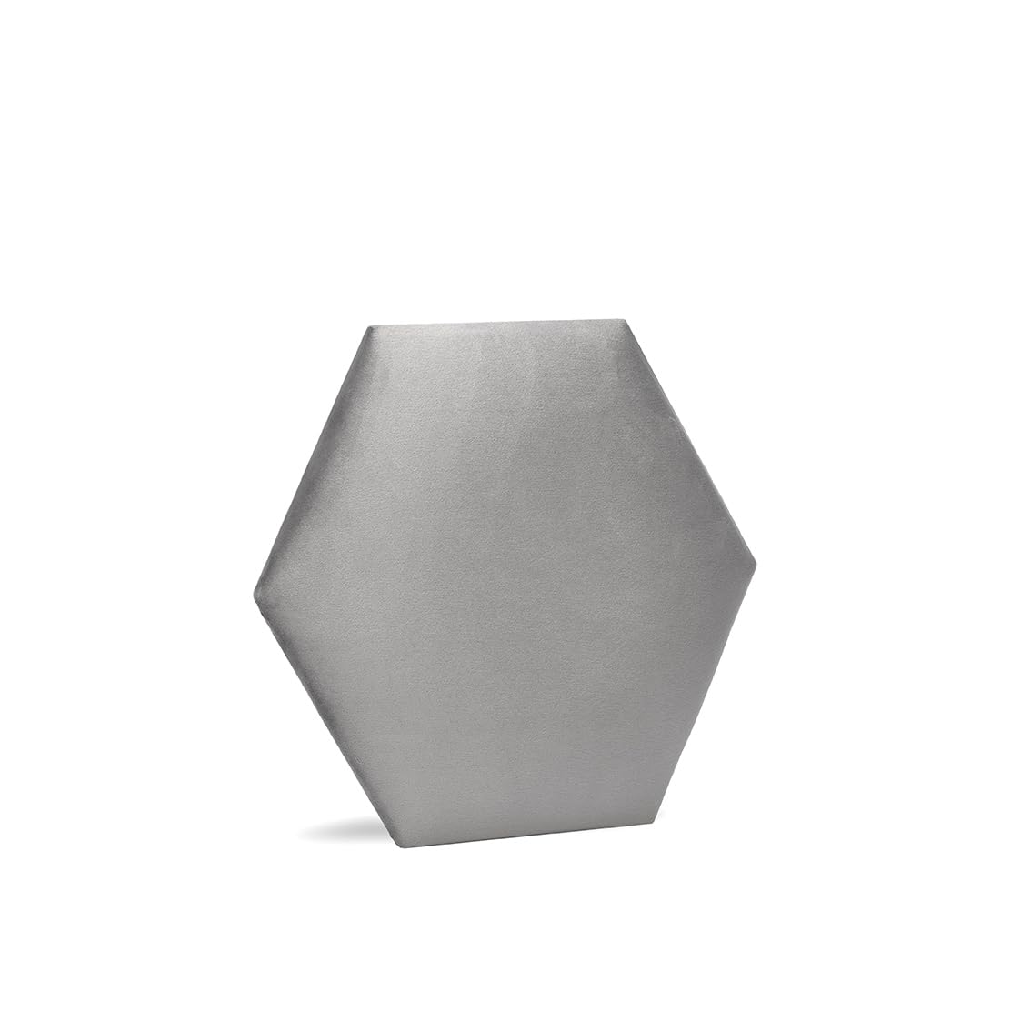 Wall!Supply - Gray Hexagon Velvet Wall Panels - Plush Textile Wall Covering for Feature Walls - Textured Peel-and-Stick Wallpaper Alternative - Sound Dampening - Easy DIY Installation (2-Pack)