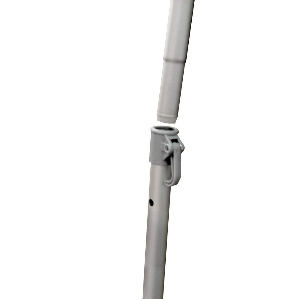 Impact Canopy 8' Beach Umbrella, UV Protected, Vented, Tilt Pole, Sand Anchor, Carry Bag, Blue/Green