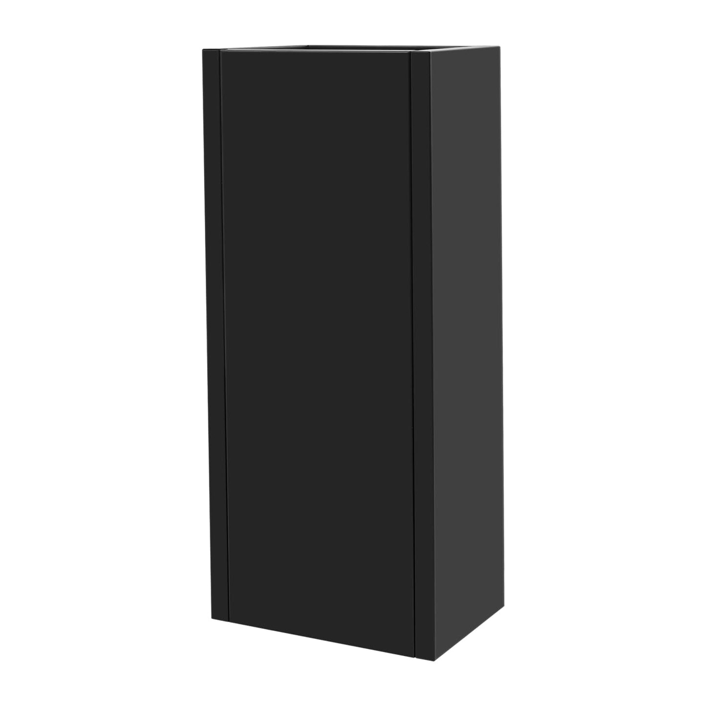 DYNAMI 30in Tall Planter Box,Steel Metal Rectangular Planter Box with Removable Shelf,Modern Decorative Black Metal Planter Flower Pot,for Indoor Outdoor Patio Garden (Black, 30x12x12in)