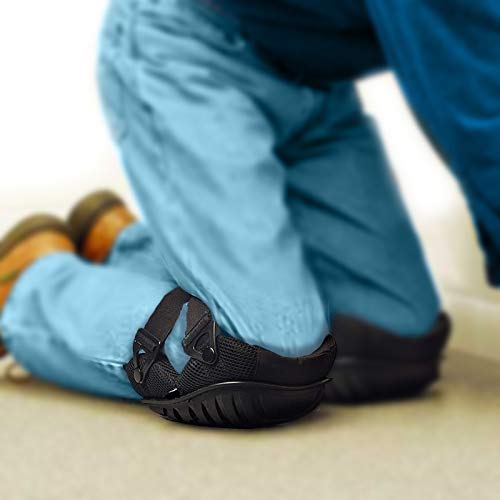 Rockland Guard Work Knee Pads for Men & Women - Professional Heavy Duty Knee Pads for Work in Construction, Flooring, Gardening, Roofing - Protective Gel Cushion Padding, Adjustable via Clip-On Straps