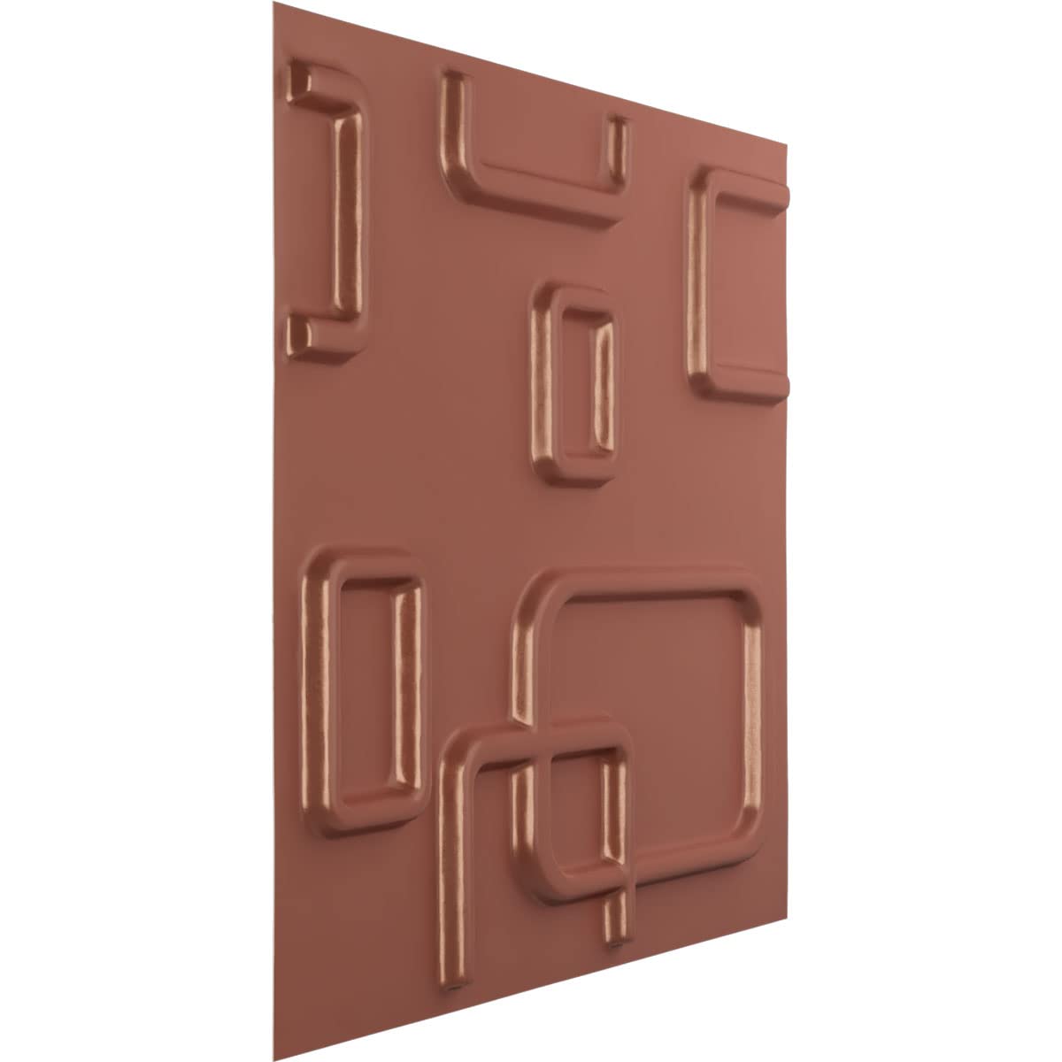 Ekena Millwork 11 7/8"W x 11 7/8"H Oslo EnduraWall Decorative 3D Wall Panel, Champagne Pink (Covers 0.98 Sq. Ft.
