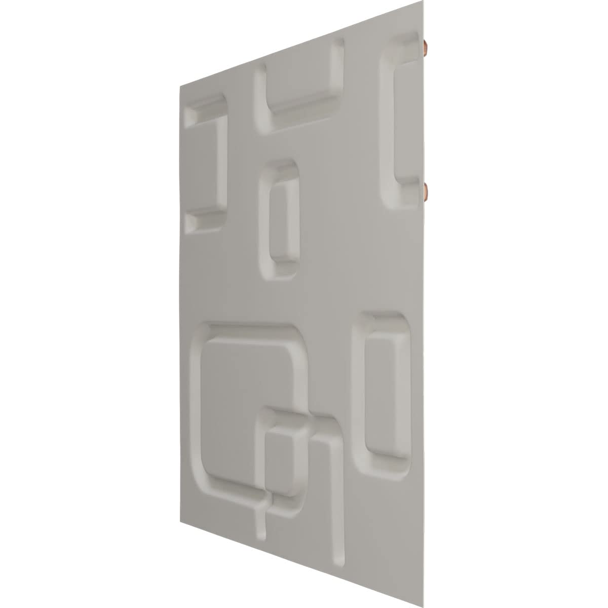 Ekena Millwork 11 7/8"W x 11 7/8"H Oslo EnduraWall Decorative 3D Wall Panel, Champagne Pink (Covers 0.98 Sq. Ft.