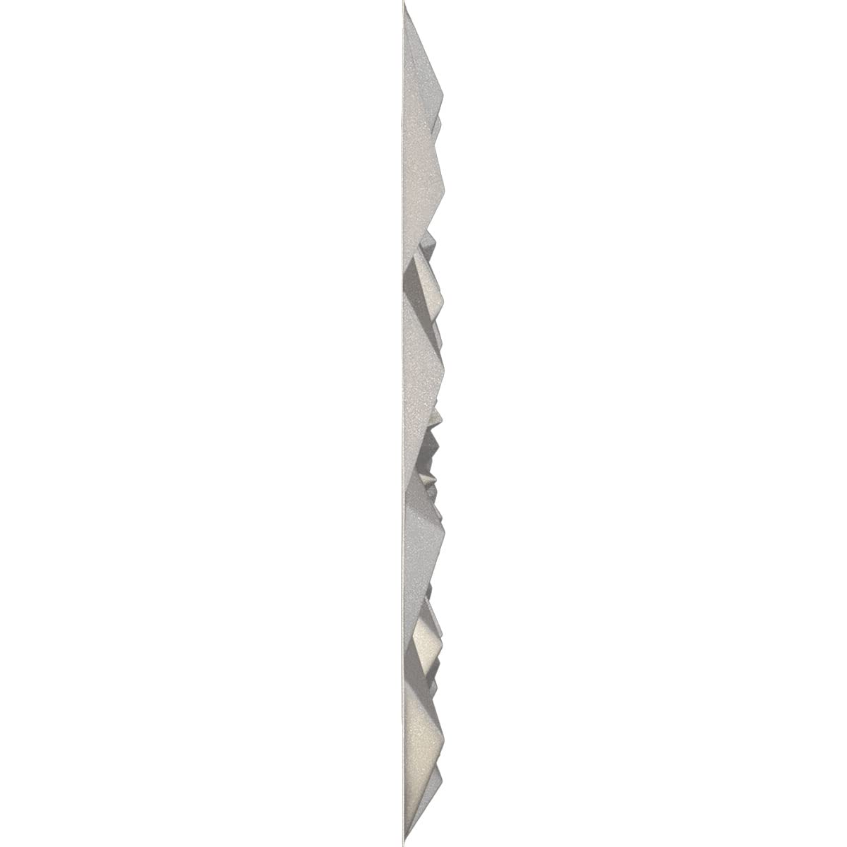 Ekena Millwork 19 5/8"W x 19 5/8"H Leto EnduraWall Decorative 3D Wall Panel, Dark Steel (Covers 2.67 Sq. Ft.