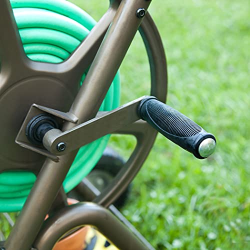 Liberty Garden Products 302 Two Wheel Hose Cart, Bronze