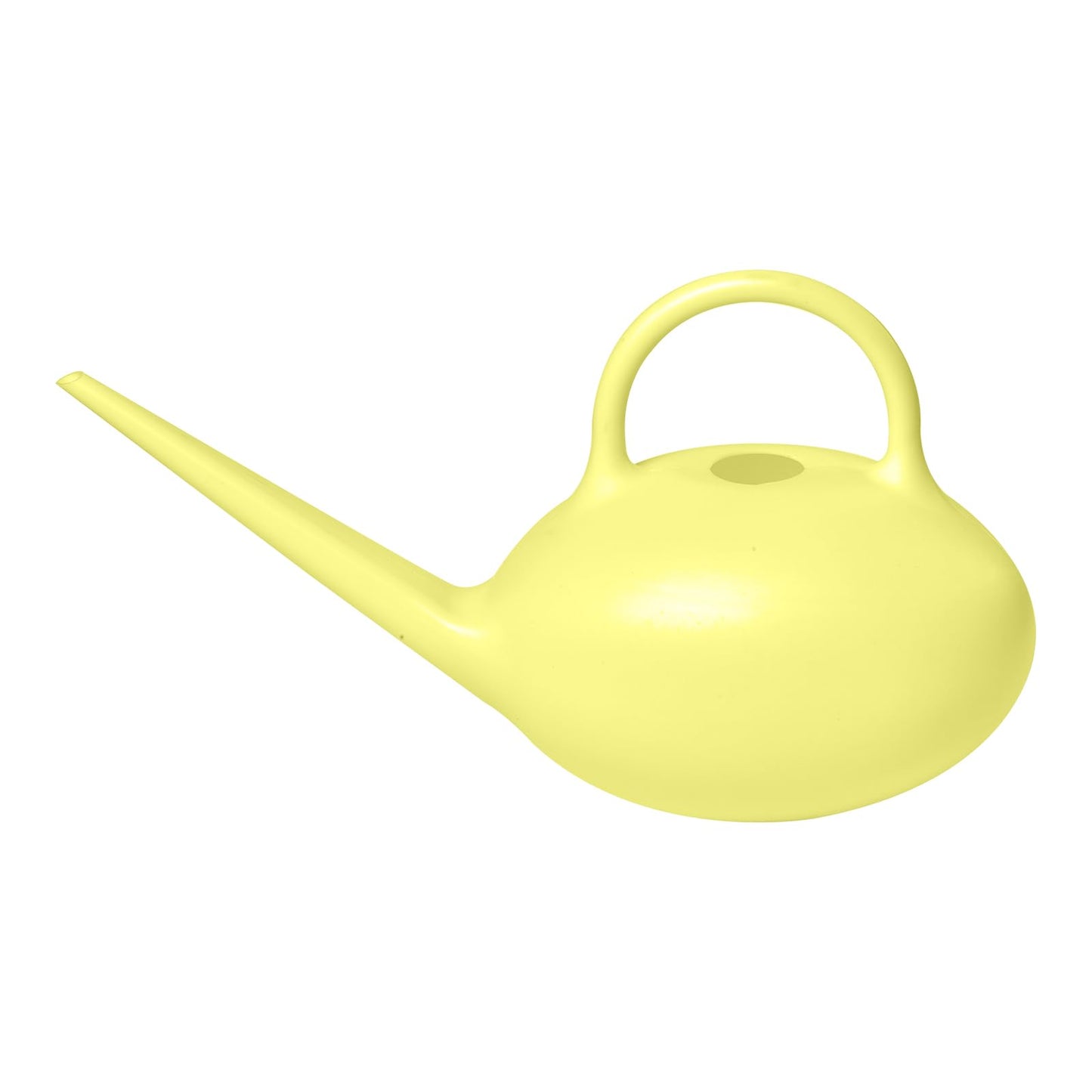 ZXJ Small Plastic Watering Can - 1/4 Gallon - for Home Plant Garden - Yellow