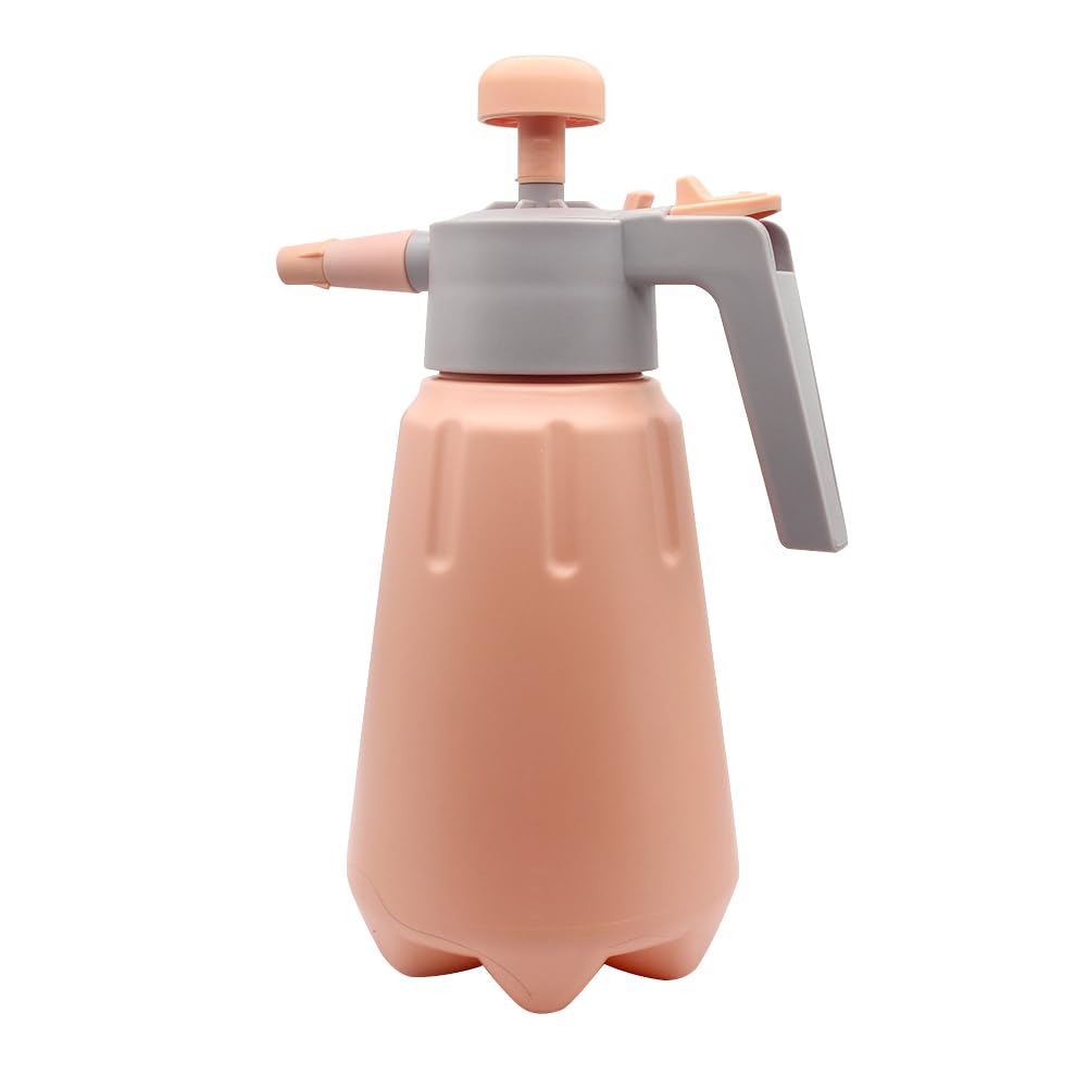 Joywayus 68oz/0.5Gallon Coral Pink Garden Pump Sprayer with Safety Valve Portable Yard & Lawn Sprayer for Spraying/Watering/Home Cleaning/Car Washing