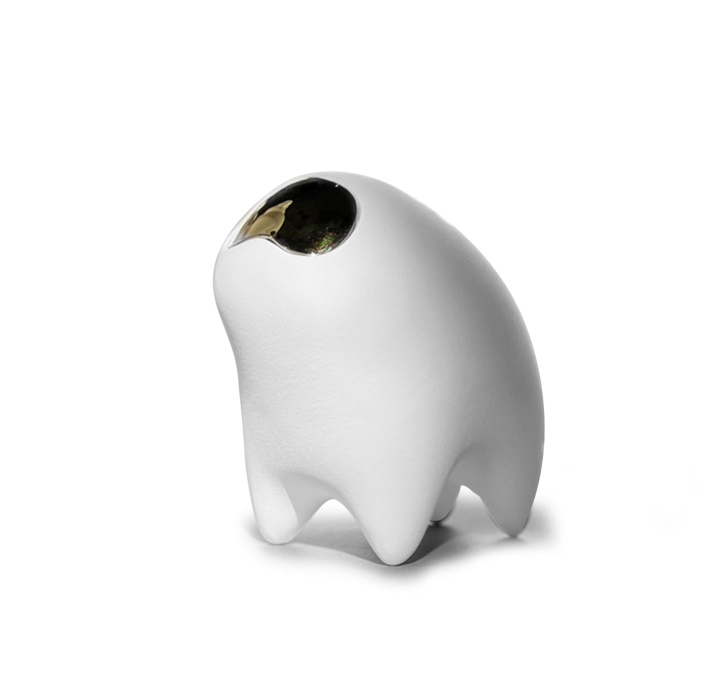 ZMLOOK Mini Space Spirit Statue | Charming Astronaut-Inspired Figurine (3.06" x 2.09" x 3.07") | Perfect Desk, Living Room & Bedroom Decor | Ideal Gift for Space Lovers & Fantasy Enthusiasts（White B）