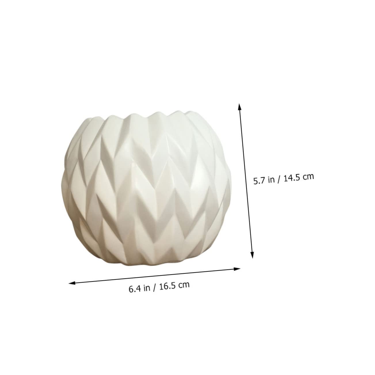 ABOOFAN Decorative Vase Ceramic Plant Pots Floral Design Garden Decorations for Home Office