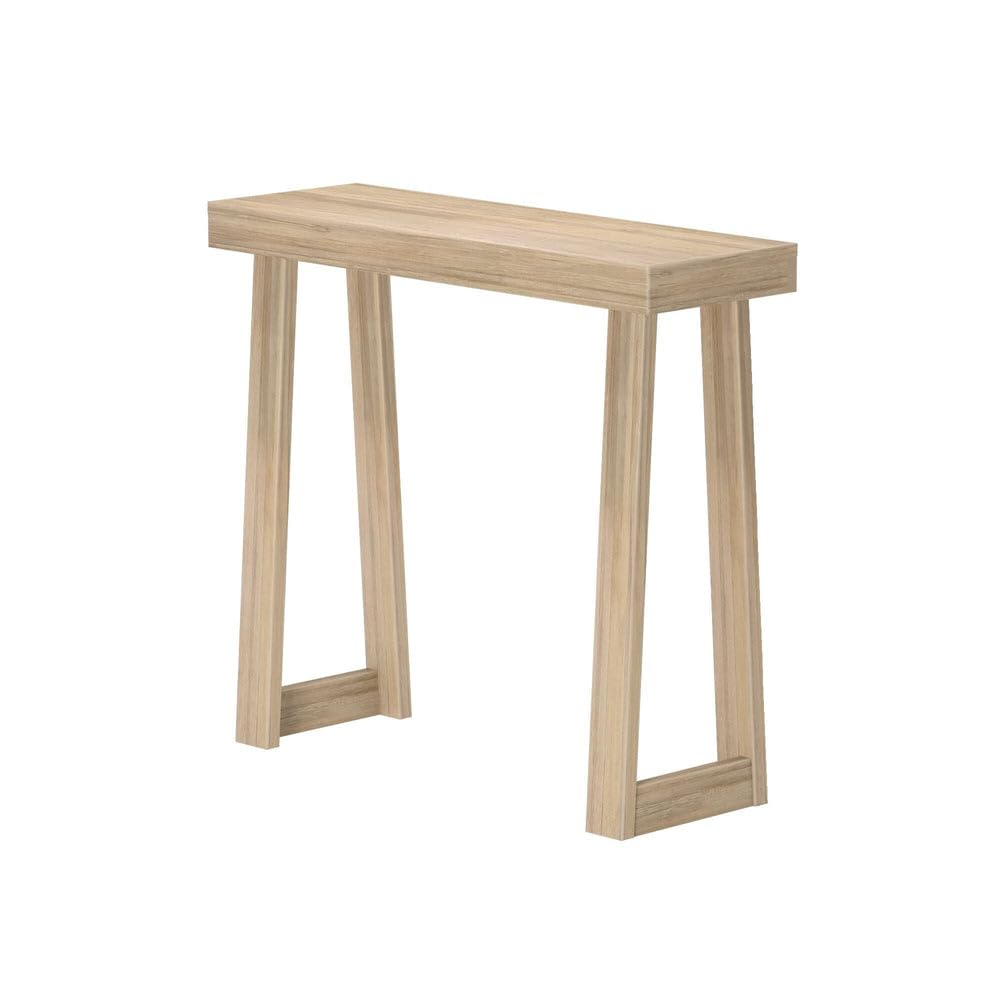 Plank+Beam Solid Wood Console Table, 36 Inch, Sofa Table, Narrow Entryway Table for Hallway, Behind The Couch, Living Room, Foyer, Easy Assembly, Blonde