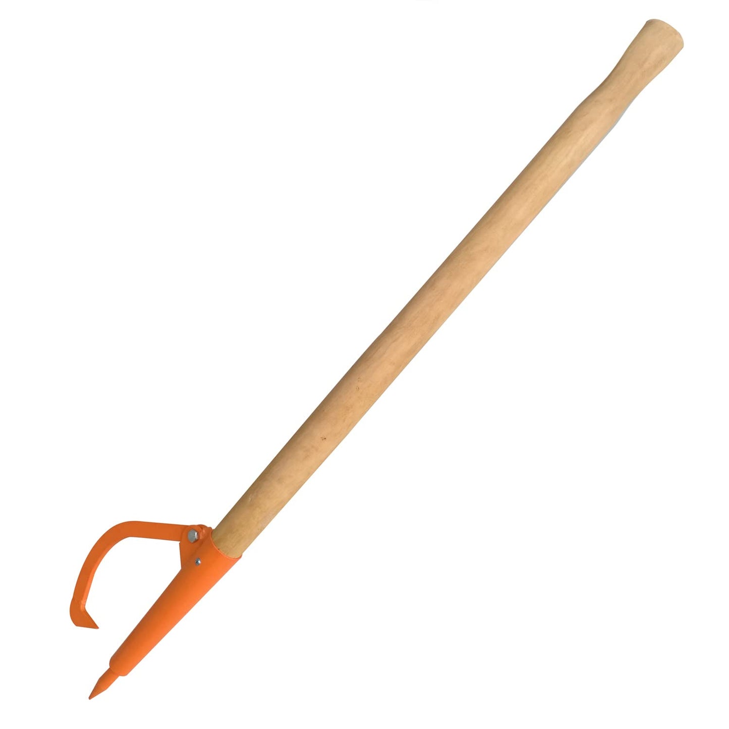 OAOLOWF 58" Log Peavy - Cant Hook - Peavey Point - 58" Heavy Logging Tool Log Roller Tool Hard Wood Handle - Retractable 16 Inch Opening Felling Log Roller Tool