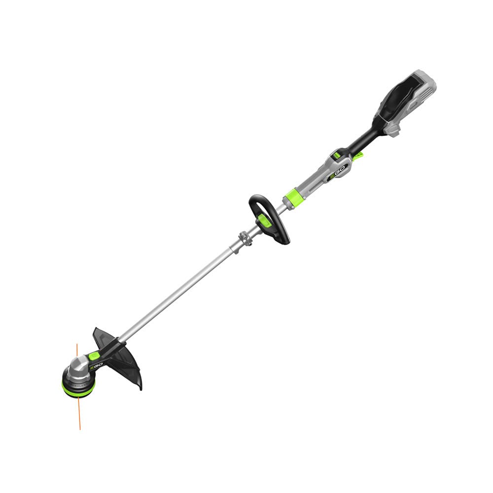 EGO Power+ String Trimmer, Battery Powered, 15" Trimmer for Weeds and Grass with POWERLOAD, Telescopic Aluminum Shaft, Battery and Charger Not Included - ST1510T