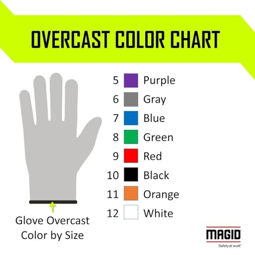 MAGID D-ROC AeroDex ANSI A9 13-Gauge PU Coated Work Gloves, 1 Pair, Size 7/Small, GPD982