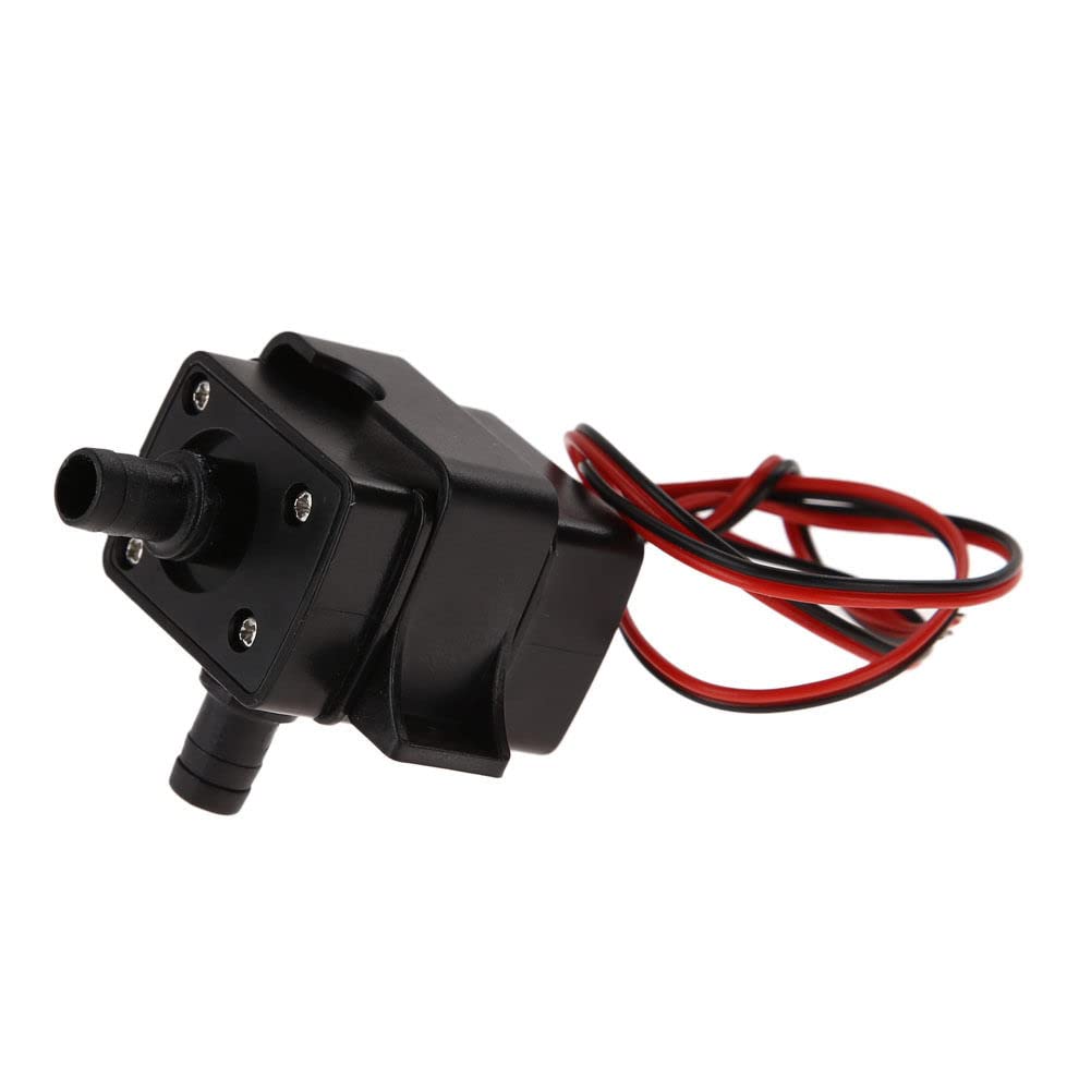 12V DC 63 GPH Water Pump, Aideepen 3M 12v Small Water Pump 240L/ H submersible Brushless Motor for Aquariums, Fish Tank, Pond, Fountains(2-PACK)