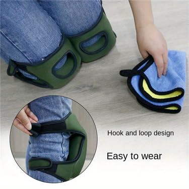 Male and female adult gardening knee pads are equipped with soft EVA foam knee pads, which are suitable for heavy knee pad designs such as building, tile laying, gardening and flooring, and are easy to work