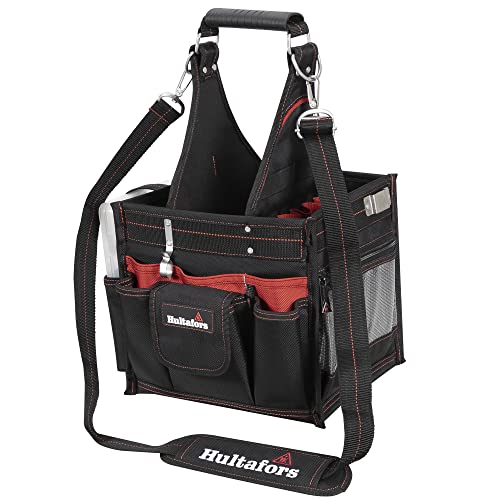 Hultafors Work Gear HT5582 Electrical/Maintenance Tool Carrier, 23 Pockets, Heavy Duty Ballistic Polyester Tool Bag