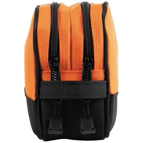 Klein Tools Tool Pouch, Dual Compartments, Heavy-Duty Tool Bag Organizer, Multipurpose Bag