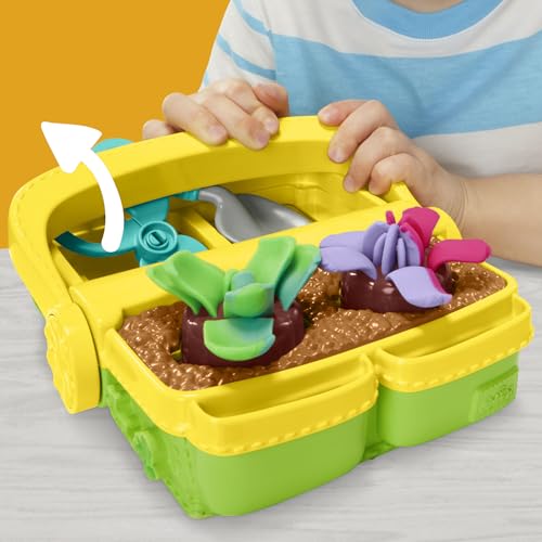 Play-Doh Blooming Flower Garden Toy Playset, Nature Pretend Play, Kids Arts & Crafts Ages 3+