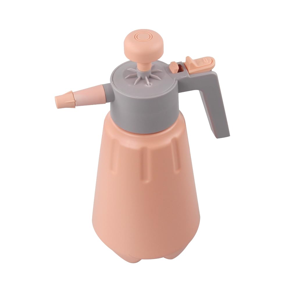 Joywayus 68oz/0.5Gallon Coral Pink Garden Pump Sprayer with Safety Valve Portable Yard & Lawn Sprayer for Spraying/Watering/Home Cleaning/Car Washing