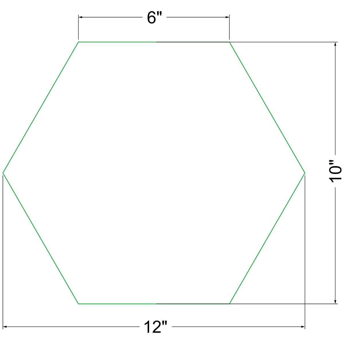 AUTUMN 12" Hexagon Stepping Stone Mold - DIY Concrete Cement Path Maker for Garden Walkway - Made in USA - Decorative Hexagonal Garden Statue & Pathway Mold