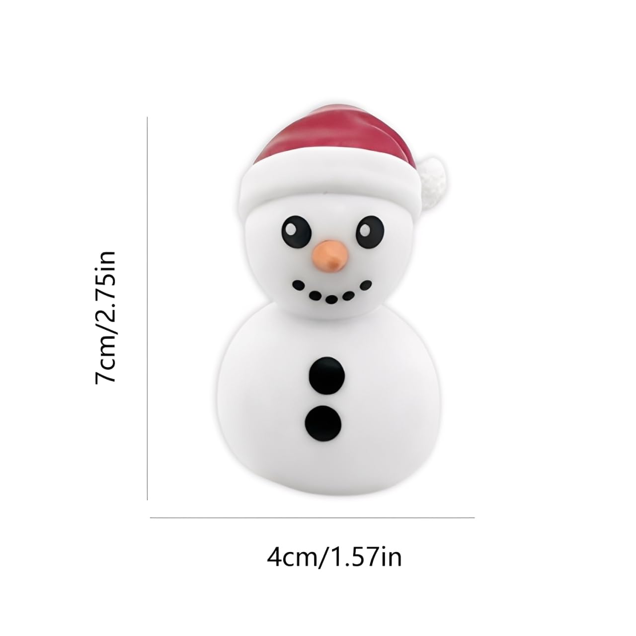 Christmas Snowman Figurines Cute Finger Statue Sculpture Decorations Indoor Cartoon Snowman Ornaments Christmas Desktop Decor Winter Tabletop Statue for Xmas Party Home Decoration
