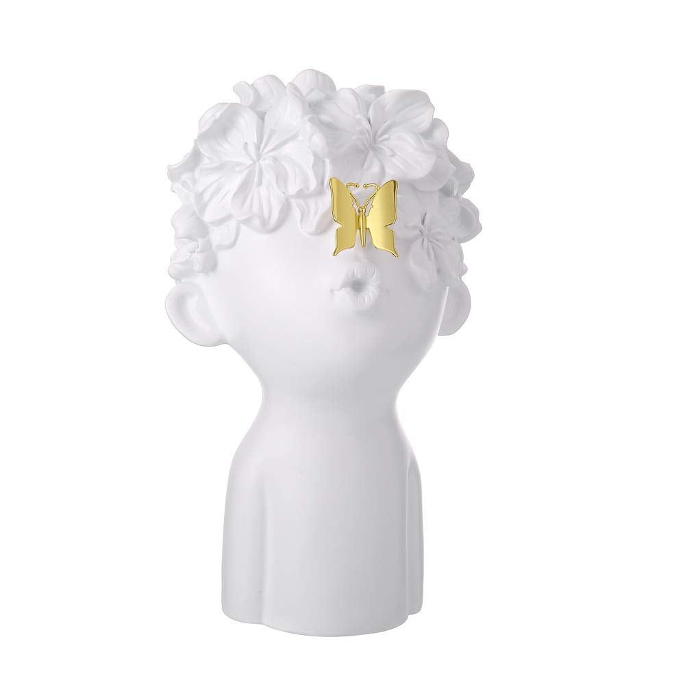 Notakia Home Decor Statues Sculptures Decoration Resin Figure Gift (One Large White)
