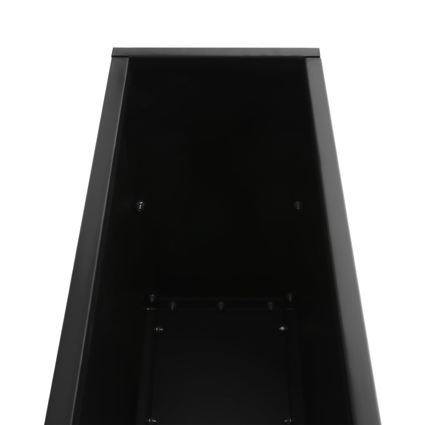 Cashewnuts Metal Planter Box Rectangular Box, 36" x 12" x 24" Heavy Duty Tall Black Planter Divider Garden Boxes Outdoor Planters for Porch Patio Garden (Black)