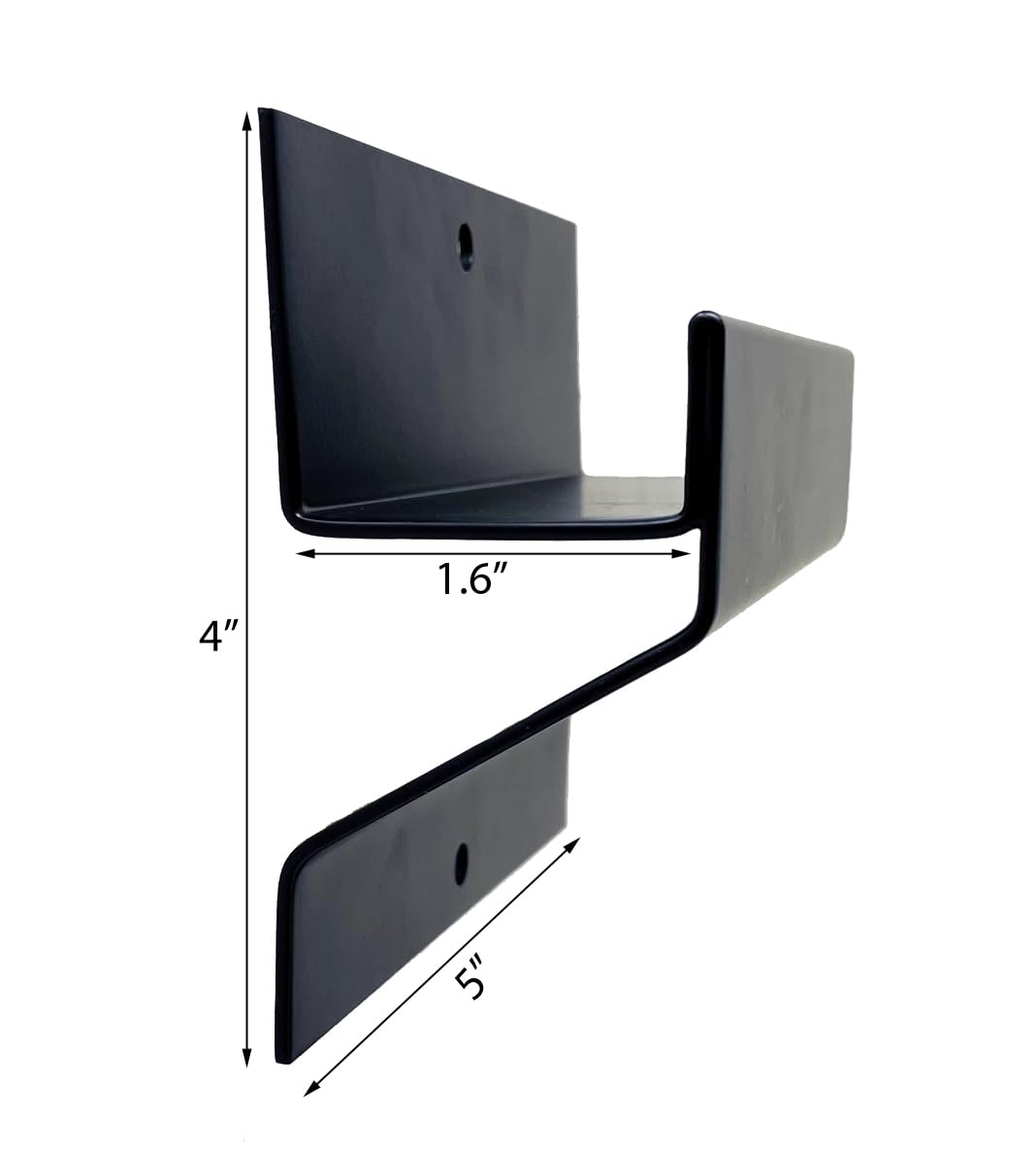 Tetra-Teknica Wall Mount Ladder Hanger GMH-02-2P Garage Utility Hook Multi-Functional for Step Ladder, Wheelbarroow, and Other Tools, 2-Pack