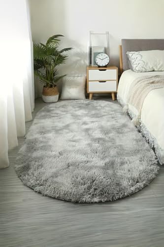 1pc, Soft Fluffy Shag Area Rugs for Living Room, Shaggy Floor Carpet for Bedroom, Carpets Home Decor Rugs, Cute Luxury Non-Slip Machine Washable Carpet, Home Decor Room Decor,Gray