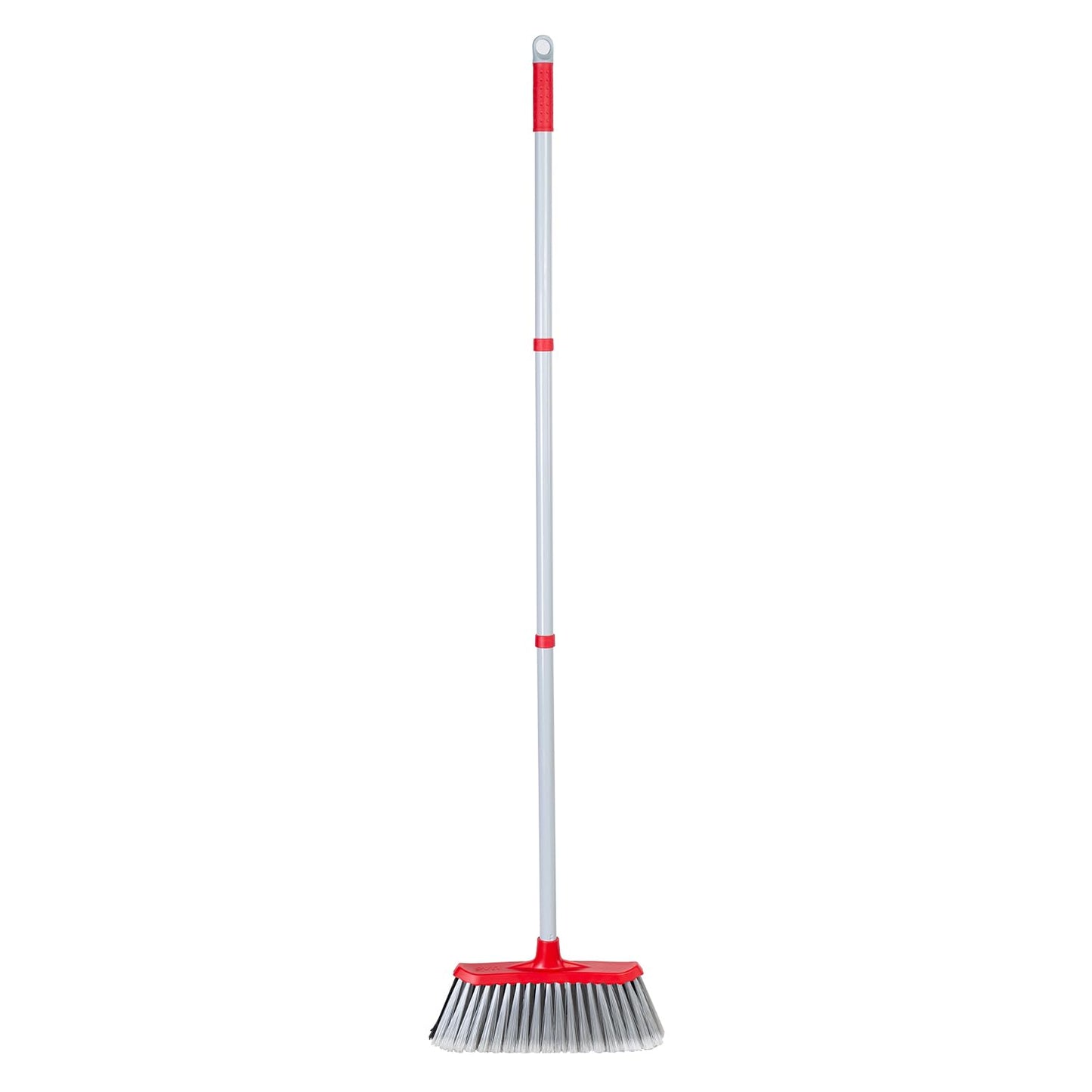 SDSM Indoor Outdoor Broom, Unique Double-Sided Bristles Long Handle Heavy Duty Broom Perfect for Home and Courtyard Garage Lobby Mall Market Floor Home Kitchen Room Office Pet Hair Rubbish 51 Inch