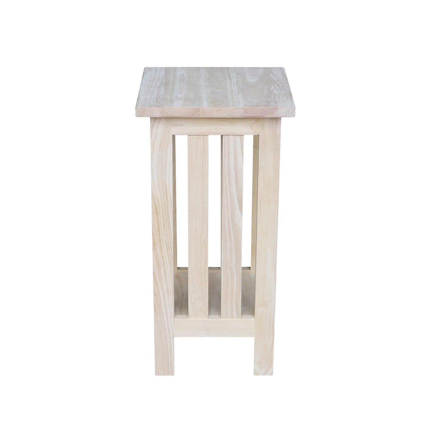International Concepts Mission Plant Stand, 24-Inch High, Solid Parawood, Unfinished
