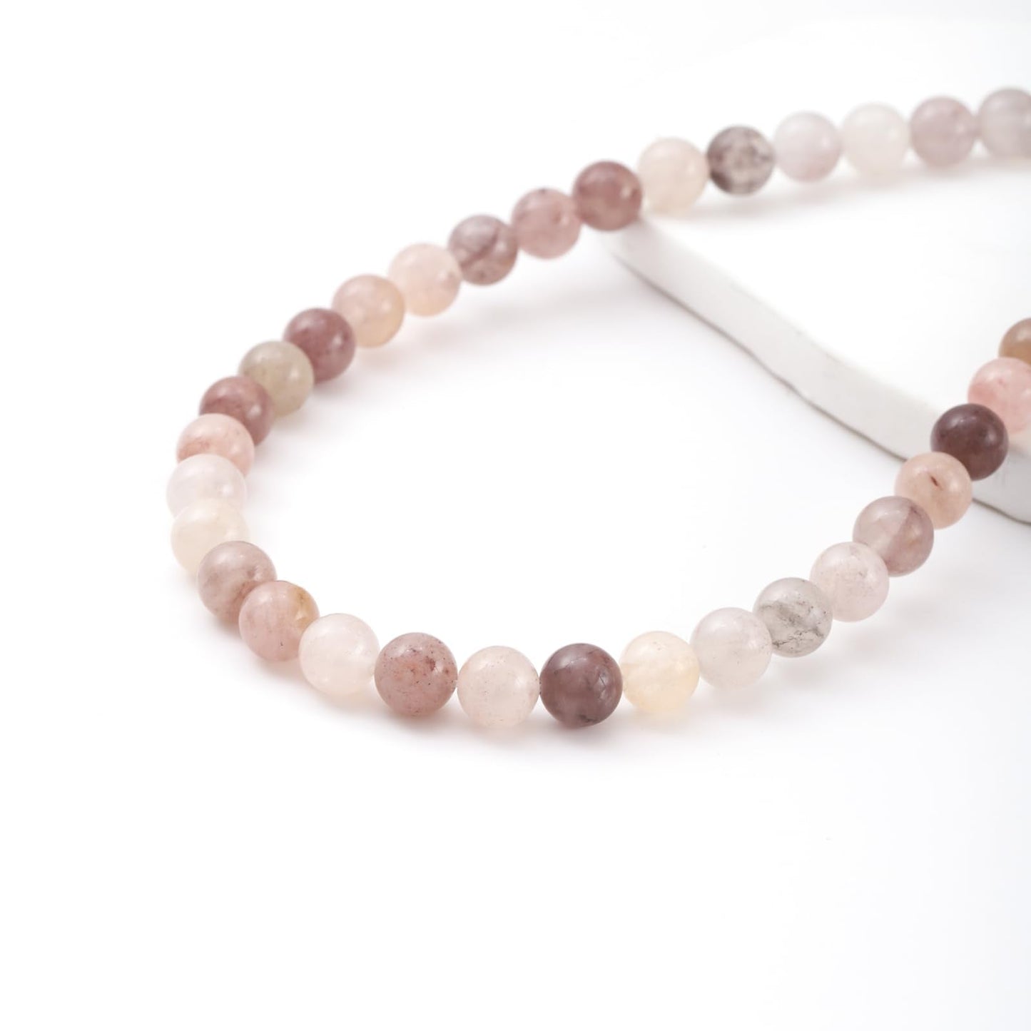 10mm 38pcs DIY Natural Violet Stone Beads Round Healing Crystal Gemstone Loose Beads for Jewelry Making Handmade Bracelet Necklace