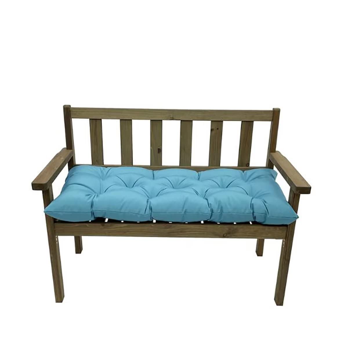Yefound Outdoor Waterproof Bench Cushions Garden Bench Cushion Tufted Chair Pad 20 x 40 in Replacement Seat Pad Cushion Teal