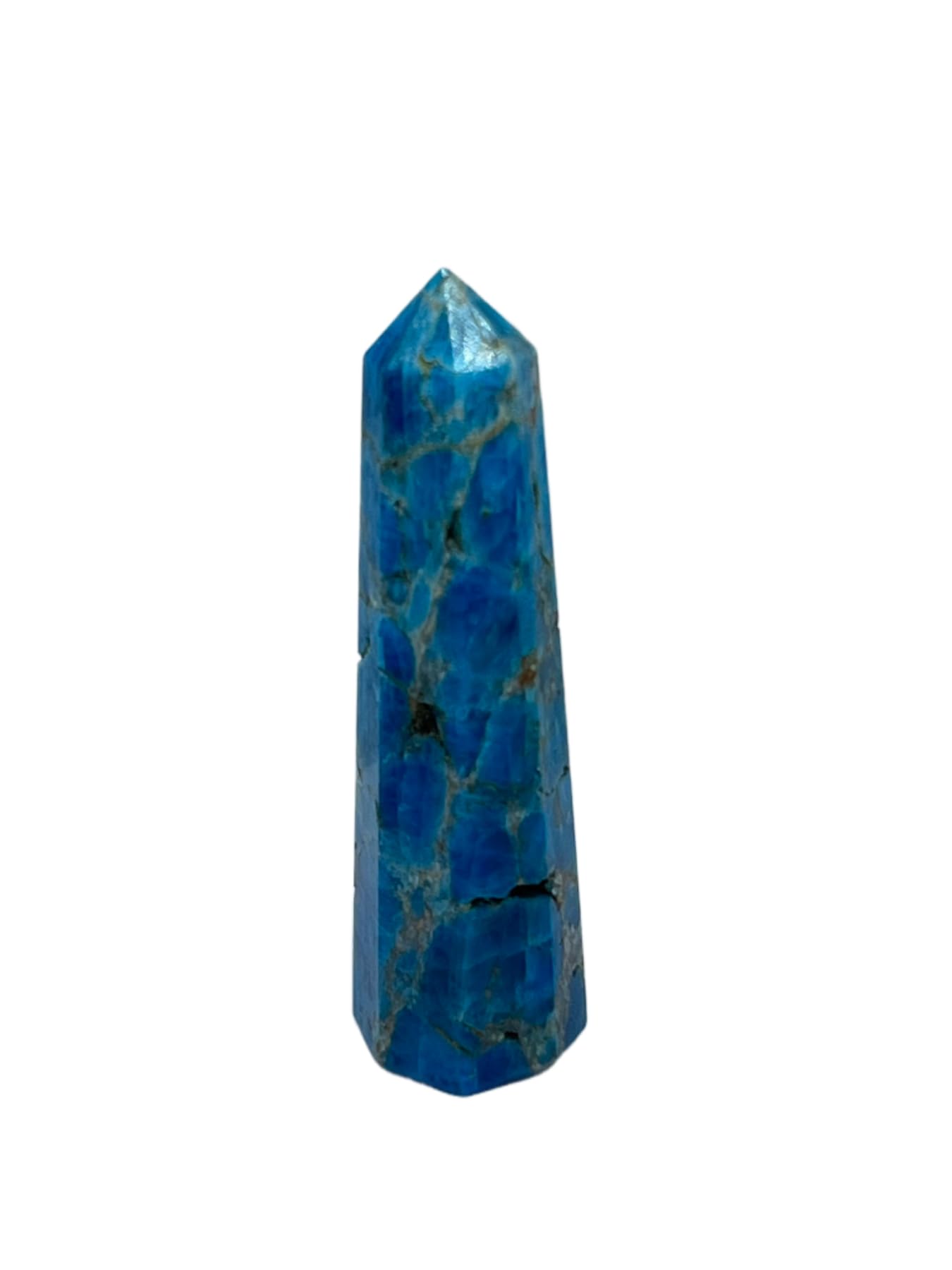 3 Inch Gemstones Apatite Obelisk Tower Jumbo Facet Aura Rock Crystal Natural Polished Earth Wand Spirit