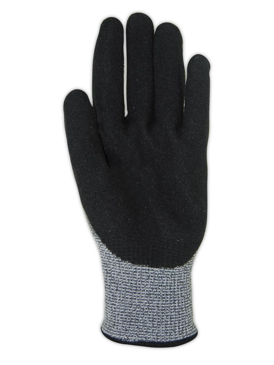 MAGID Griffin Gear ANSI A3 Hyperon Blended Sandy Nitrile Coated Work Gloves, 1 Pair, Size 11/2XL, GPD255