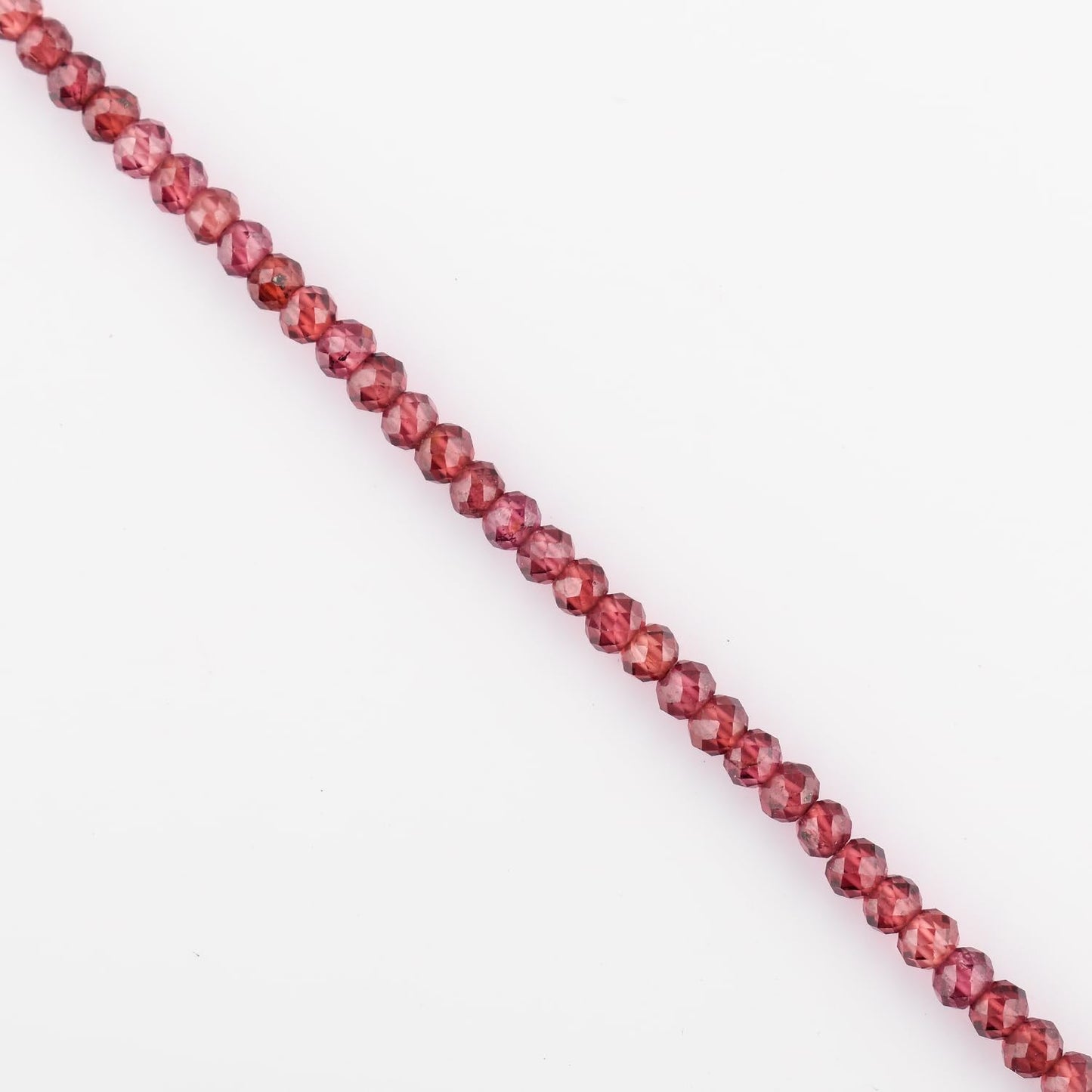 Yanara Garnet Stone Bracelets For Women Beads Jewelry for Women January Birthstone, Chakra Energy Healing Crystals, Silver Plated Chain 8 inch
