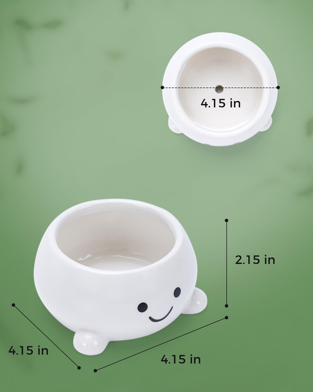 GaloTrek Smily Face Planter Pot Funny Toilet Plant Pots Cute Ceramic Flower Head Planters Succulent Pots for Indoor Outdoor Plants Unique Bathroom Planter with Drainage Hole