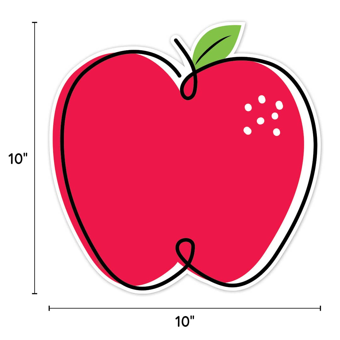CTP Seasonal Accents 10" Cut-Outs Learning Décor Accents for Classroom (Creative Teaching Press 10816)