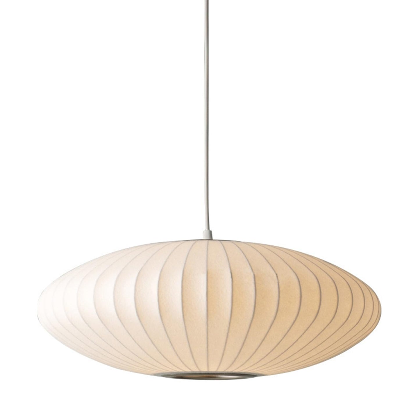 Topjia Silkworm Cocoon Single Head Pendant Light,Modern Cloth Hanging Ceiling Lighting,Creative Hollow Chandeliers for Living Room Dining Room Restaurant Cafe(50cm(19.7in), White)