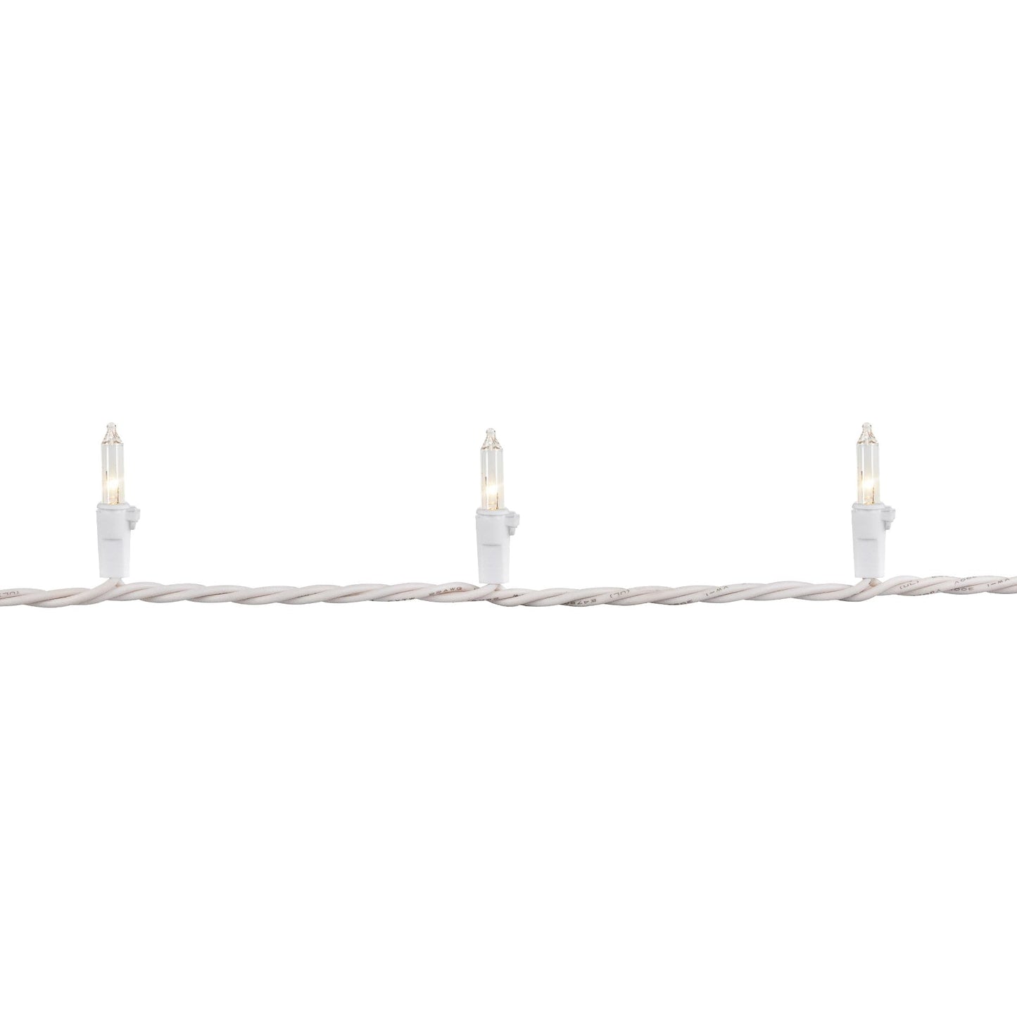 Northlight Mini Incandescent Christmas Lights - Clear - 4' White Wire - 20ct