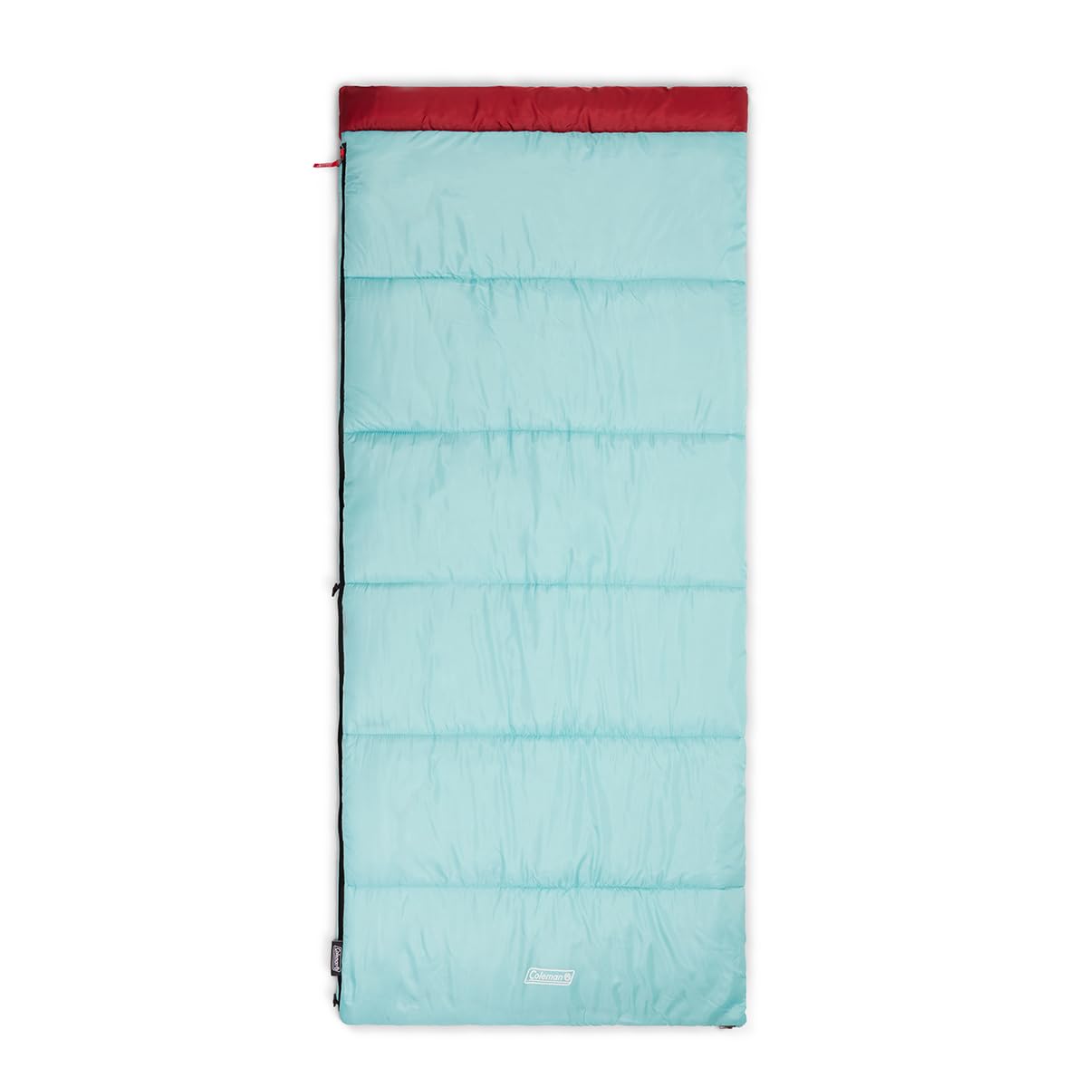 Coleman Flatlands 30/40/50°F Adult Sleeping Bag, Made from 100% Recycled Material, Big & Tall Options, Cool-Weather Sleeping Bag