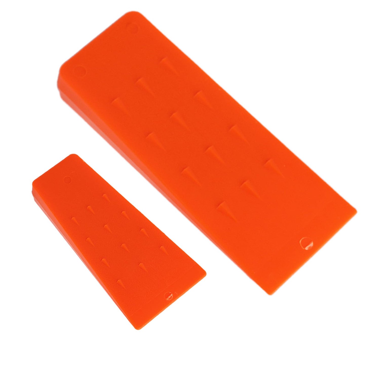 kuzuryu 6pcs Tree Felling Wedges 5.5” & 8” Combo - ABS Plastic Logging Tools with Anti-Slip Teeth, Chainsaw Accessories for Medium Trees (Mesh Bag)