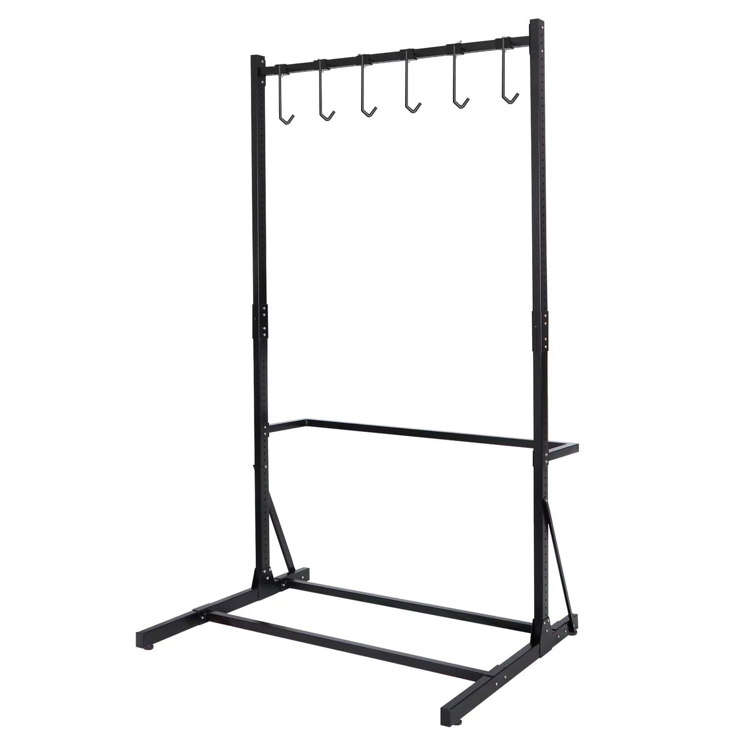 DorBuphan Bicycle Storage Rack for Garage, Freestanding Bike Storage Rack Max 5 Bikes, Heavy-Duty Solid Steel Bike Racks for Garage for Home and Garage Organizer