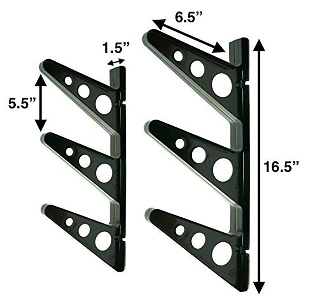 StoreYourBoard Ski Rack – Heavy-Duty Horizontal Ski Wall Mount & Snowboard Wall Mount for Garage Wall Shelving - Snowboards & Gear, Multi-Sport Skateboard Organizer - Skiing Accessories - Holds 3 Pair
