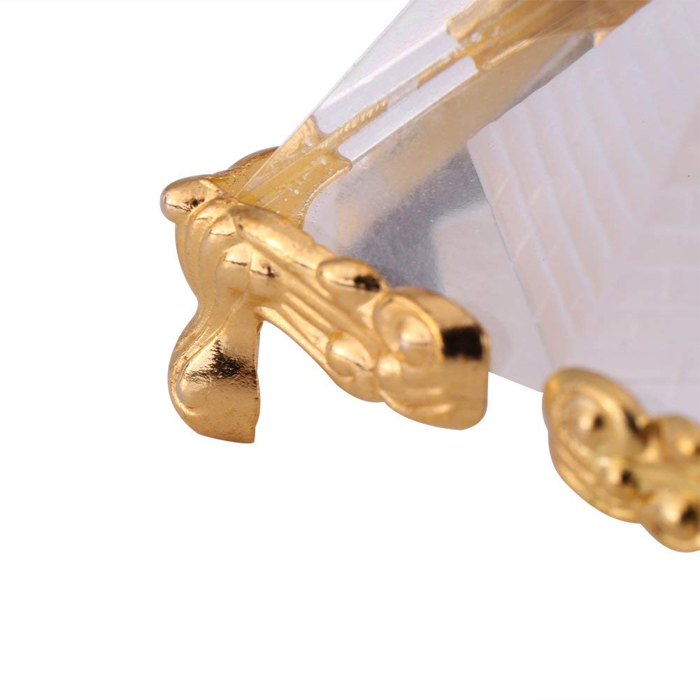 Petrichor 2.3 inches Crystal Feng Shui Crafts Pyramid for Prosperity, Positive Energy & Good Luck | Decoration & Gifts