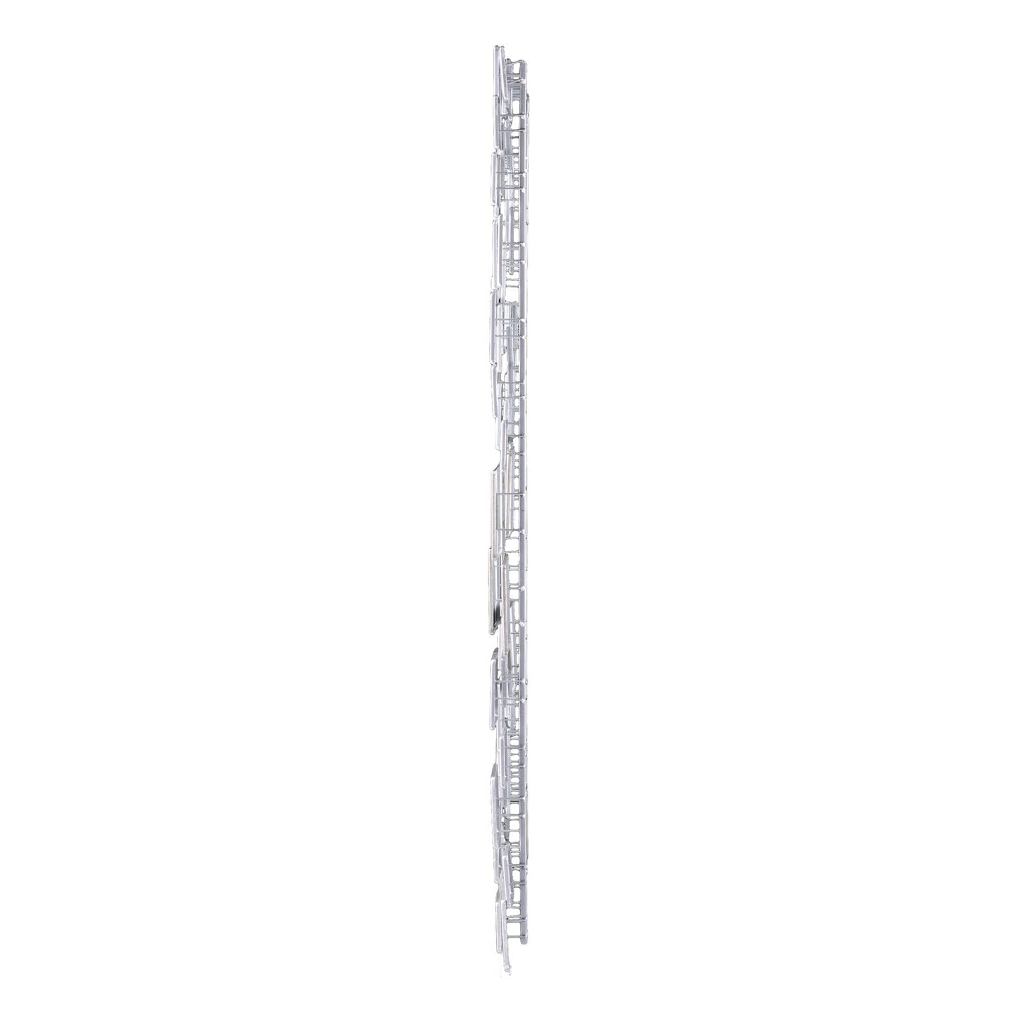 SEI Furniture Wavson Wall Sculpture, Geometric 3D Design, Unique Mounting Wall Art, Silver, 47.00" x 2.25"