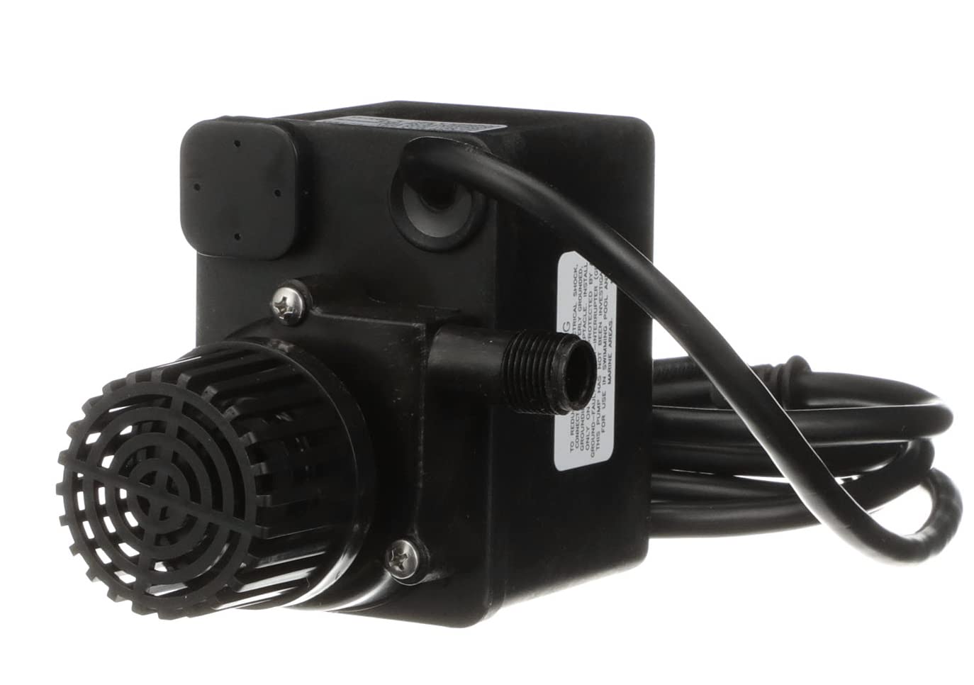 Little Giant PE-2.5F 115 Volt, 1/28 HP, 475 GPH Small Submersible Direct Drive Pump with 6-Ft. Cord, Black, 518600
