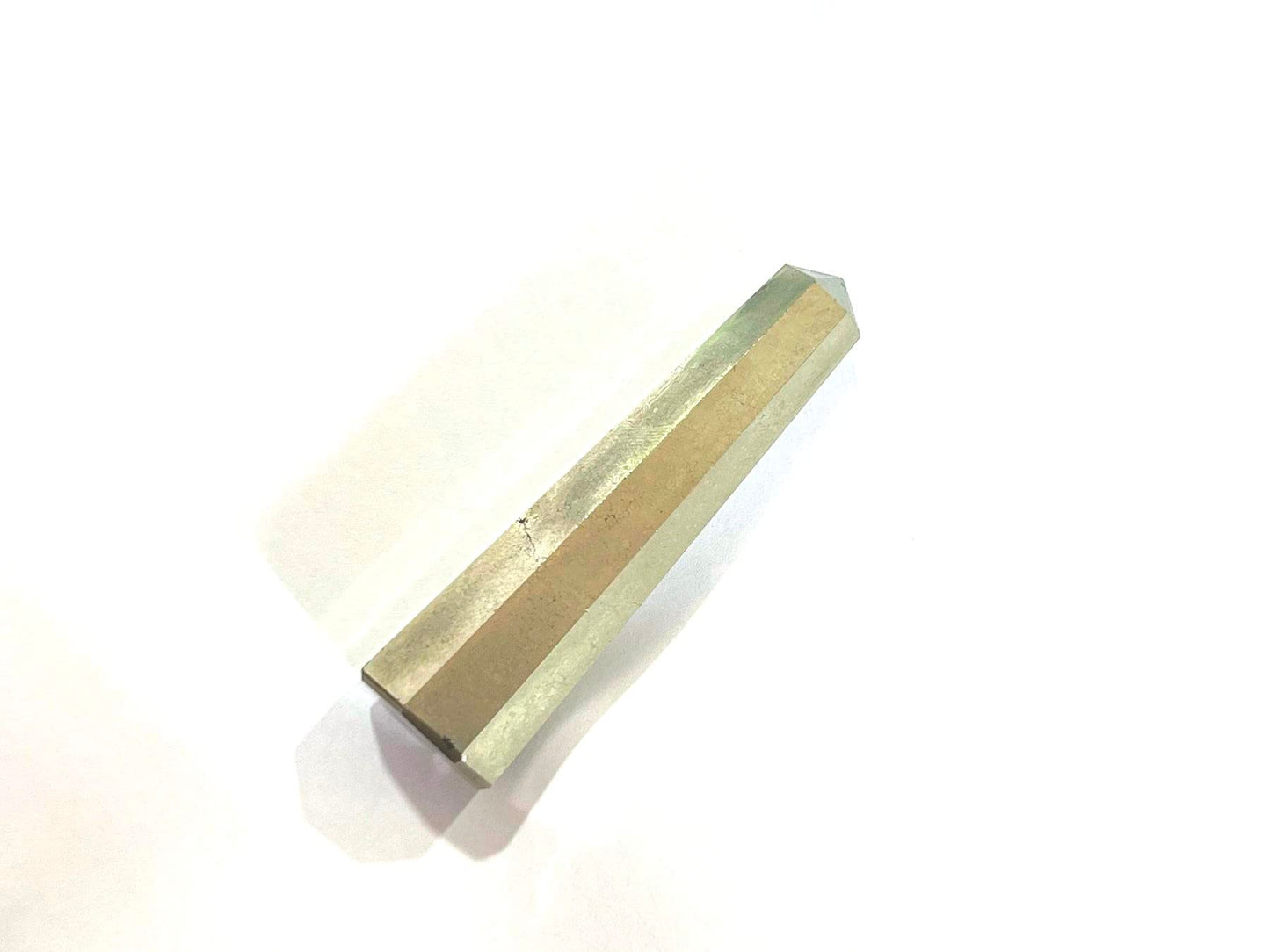 WholesaleGemShop 3 Inch Gemstones PYRITE Obelisk Tower Jumbo Facet Aura Rock Crystal Natural Polished Earth Wand Spirit