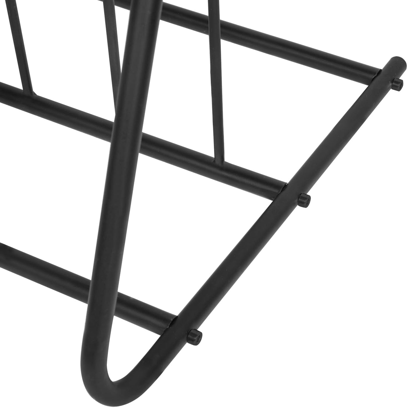 MyGift Large Metal Double-Sided Grid Bike Rack Stand, Freestanding Bicycle Storage Holder for Garage or Outdoor Parking with 6-Bicycle Capacity