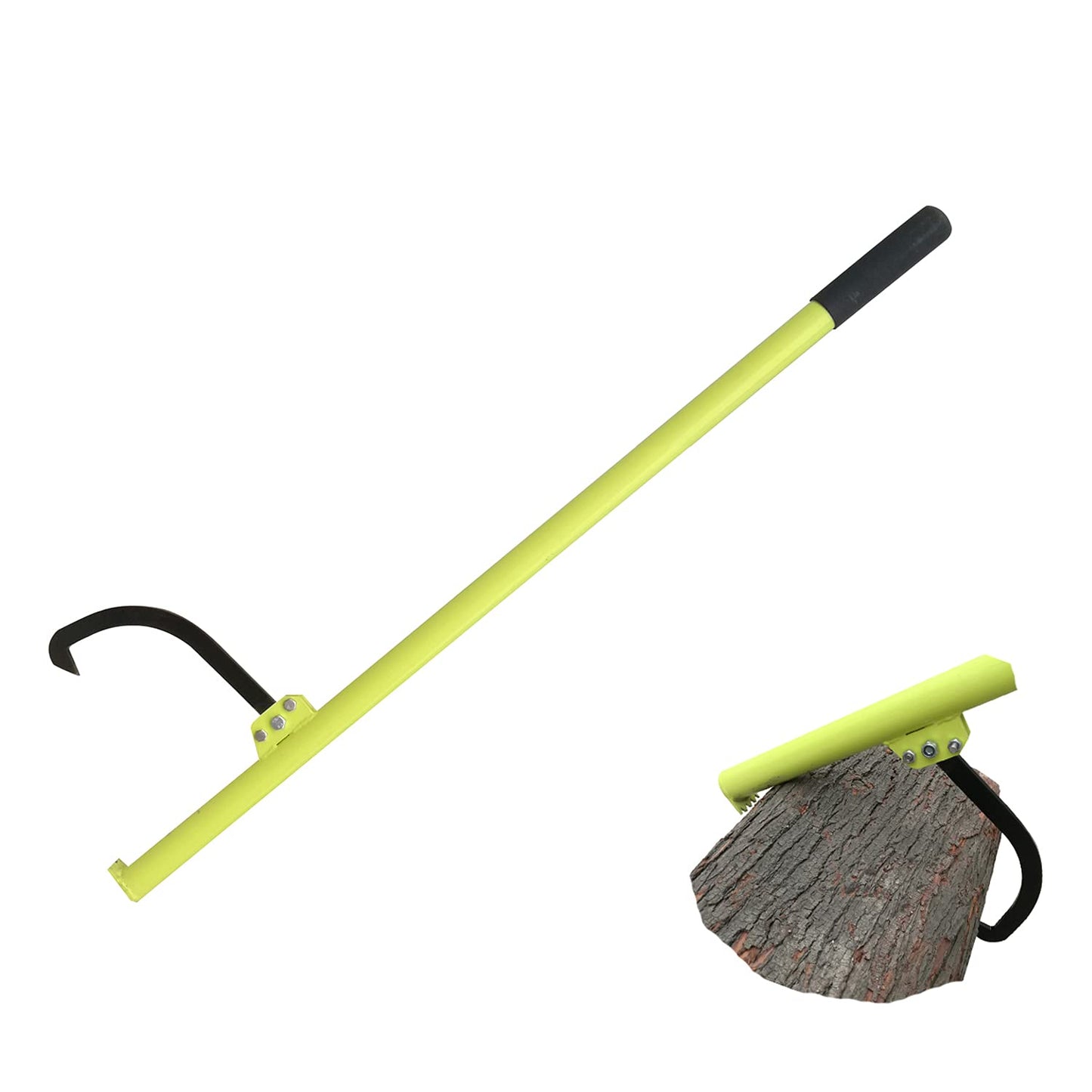 OAOLOWF Cant Hook/Steel Cant Hook Logging Tool Log Roller Tool - Retractable 15 Inch Opening Felling Log Roller Tool (Cant Hook 47")